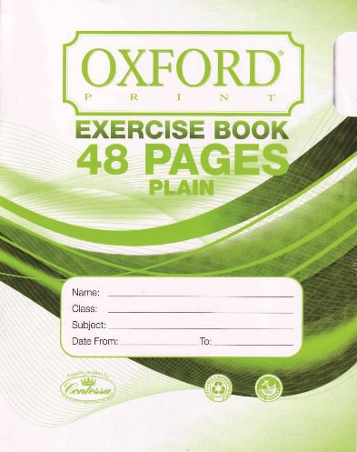 Copy Book Plain (No Lines) 48 pages