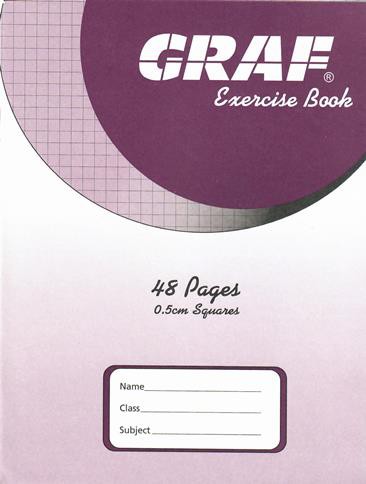 Copy Book 5mm Squares 48 pages