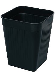 Waste bin 14L Black