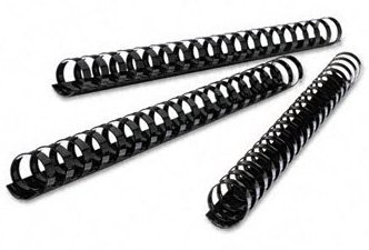 32mm Spiral binding comb Black