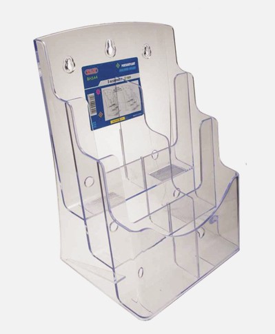 Leaflet Holder A4 3 tier