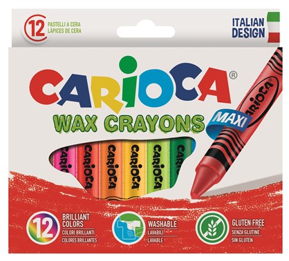 Jumbo Wax Crayons by 12