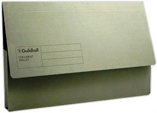 Carton Pocket File Green