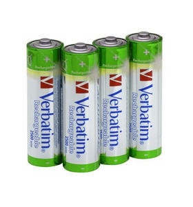 AA Rechargeable Battery 'Verbatim' 
Pack of 4