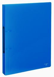A4 Flexible Plastic 2 Ring Binder Blue