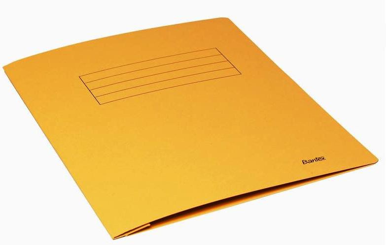 Bantex A4 Work Folder Yellow