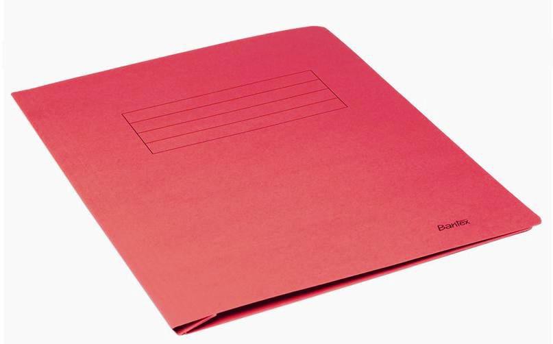 Bantex A4 Work Folder Red