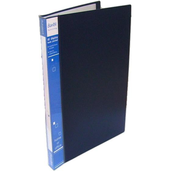 Display Book Dark Grey 40 pockets