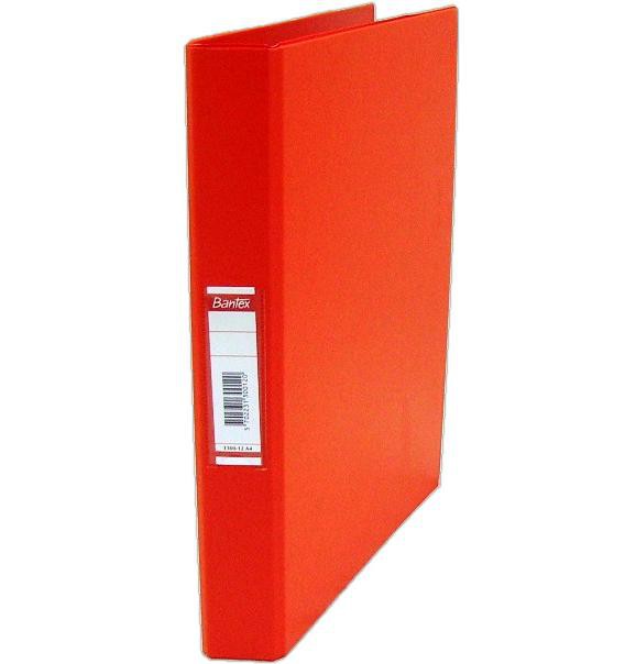 Bantex Plastic 2 ring File Orange