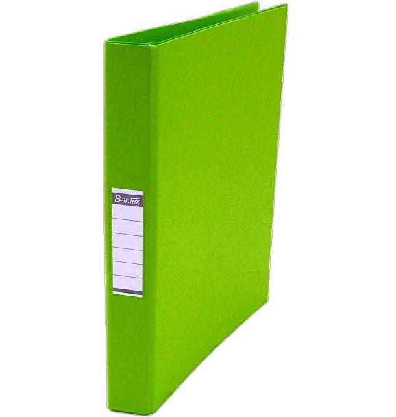 Bantex Plastic 2 ring File Lime
