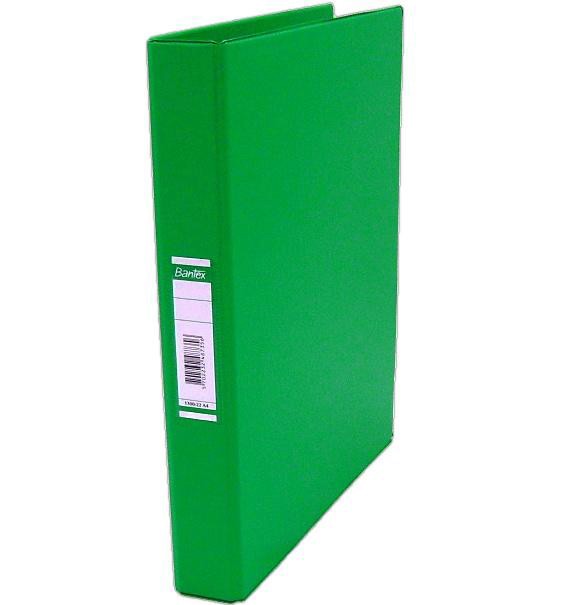 Bantex Plastic 2 ring File Green