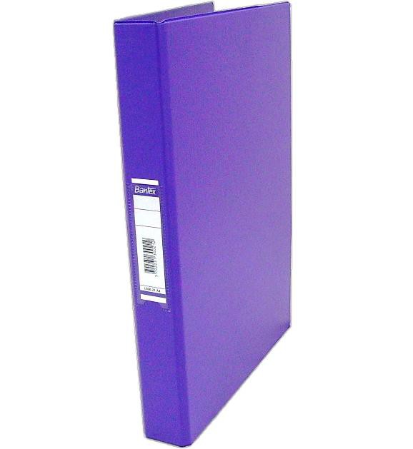 Bantex Plastic 2 ring File Violet