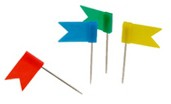 Push Pins Flag Type