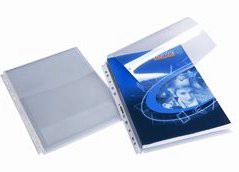A4 Punched Expandable Top Flap Pocket File