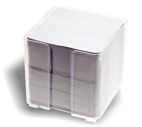 Memo Cube Dispenser White Sheets