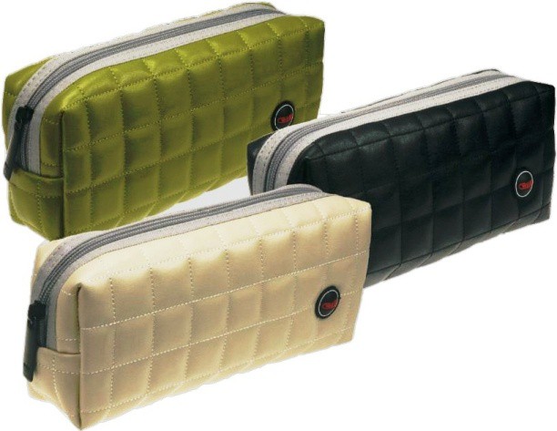 Pencil Case f994 pu leather Black