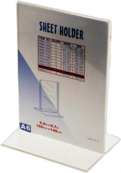 T Shaped Display Holder A6