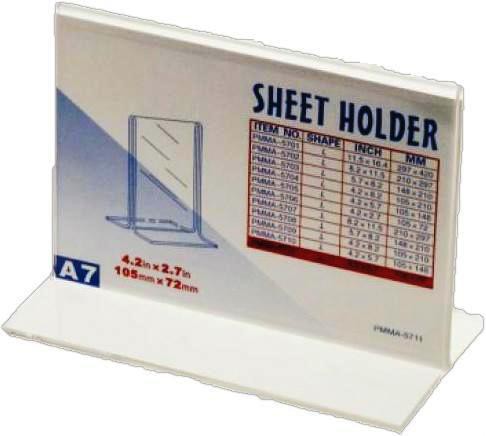 T Shaped Display Holder A7