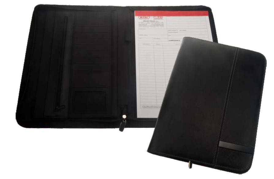 A4 Portfolio with Zip  F826