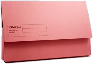 Carton Pocket File PInk