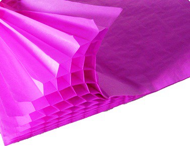 Honeycomb Paper Pink