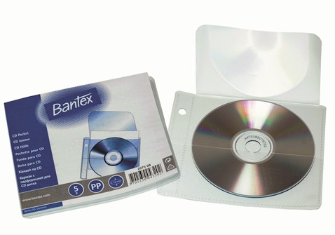 CD Plastic Punched Sleeves