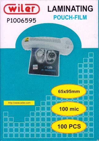 Laminating Pouches 65 x 95mm 100 mic