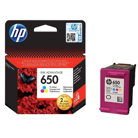 HP 650 Colour Ink Cartridge