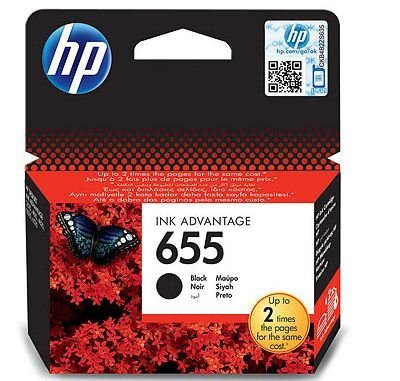 HP 655 Black Ink Cartridge