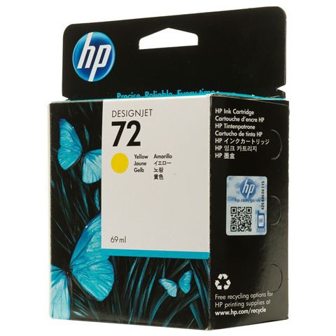 HP 72 Yellow Ink Cartridge