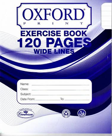 Copy Book Wide Lines 120 pages