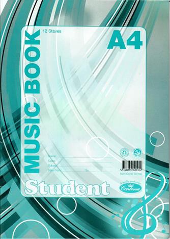 A4 Music Book