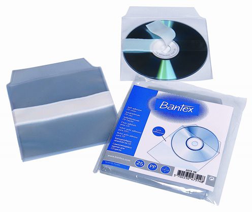 CD Plastic Adhesive Sleeves