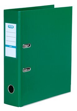 Elba Plastic Lever Arch File Green 8cm