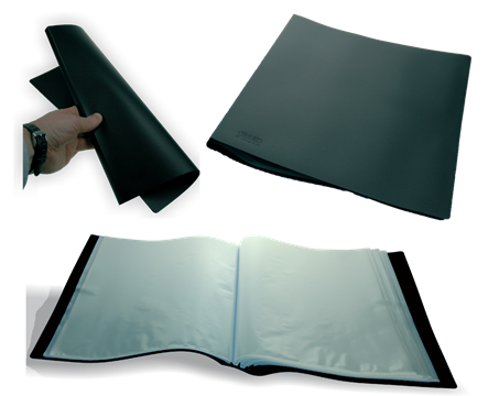 Display Book Flexible Black 60 pockets
