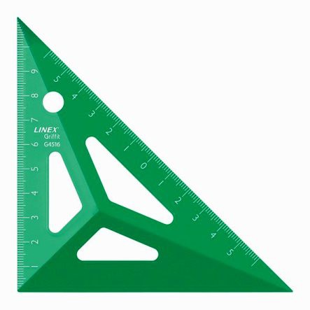 Set Square  45° Green