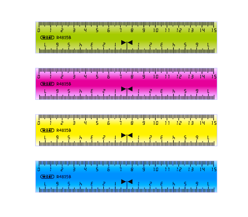 Ruler 15cm Assorted Colours 'Wiler'