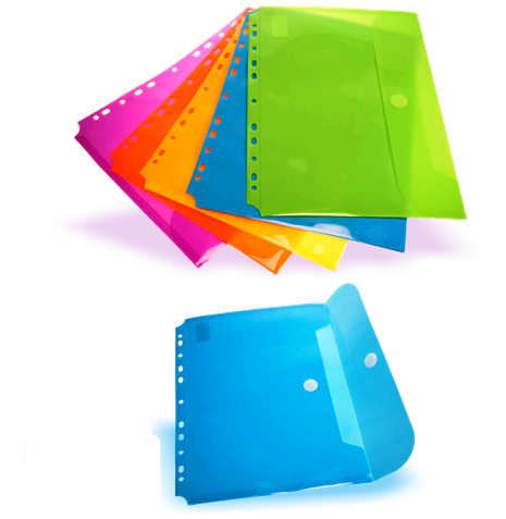 A4 Punched Pocket File One Button
Pack of 24