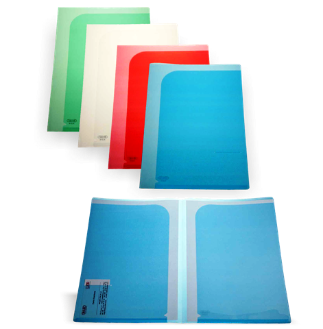 Twin L Shaped Plastic Pockets 
Pack of 10