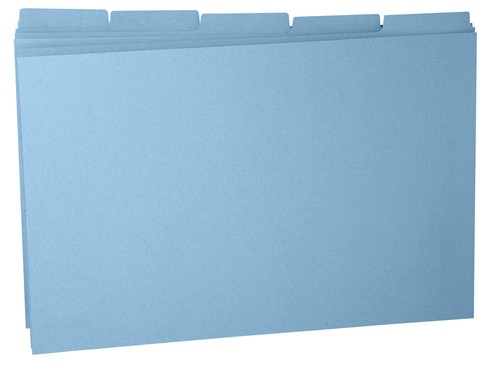 Carton Tab File Blue