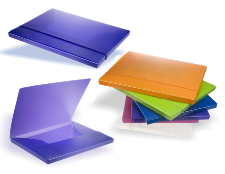 Wiler Document Box File 2cm Wide Assorted Colours