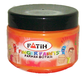 Finger Paint 500ml Neon Orange