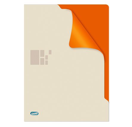 Elba L Shaped Thick A4 Coloured Plastic Pockets
