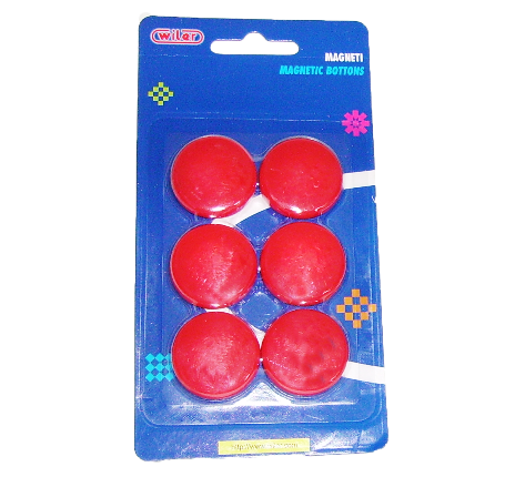 Magnets 30mm Red