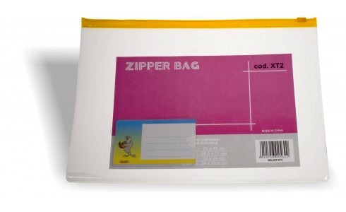 Zipper Bag 23 x 12cm 
Pack of 12