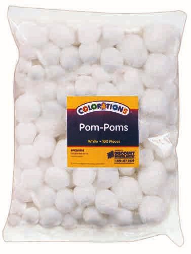 Pom Poms White