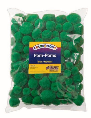 Pom Poms Green