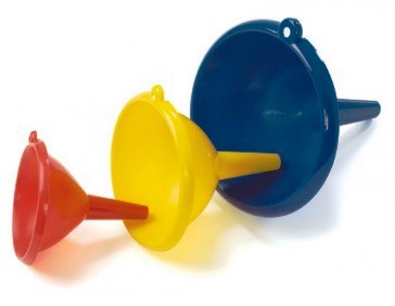 Plastic Funnels Set of 3