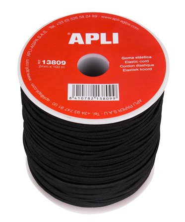 Elastic cord Black