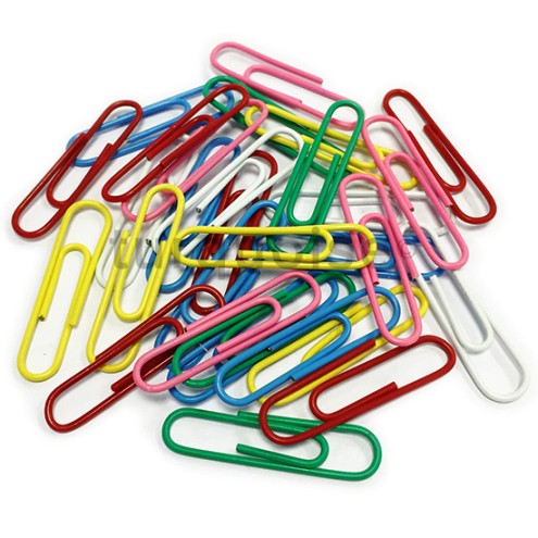 Paper Clips 58mm Plastic Coated
